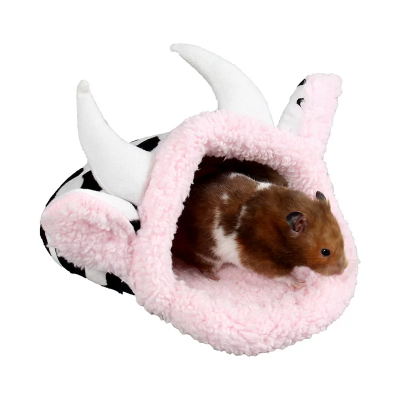 Guinea pig cold nest Ji Zai pet nest factory winter flying mouse warming nest, guinea rat cotton slippers cow nest