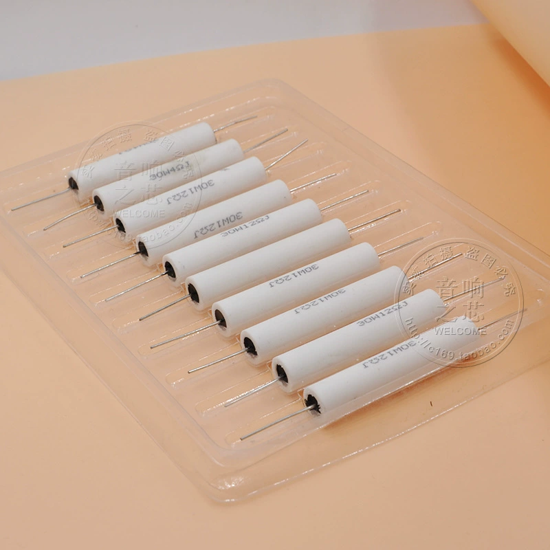 30 Вт неиндуктивный сопротивление круговой делитель частоты цементное сопротивление динамик делитель частоты аксессуары медный резистор лихорадки стопы