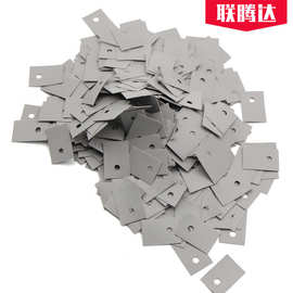 TO220带孔散热矽胶片电子晶体管0.3mm绝缘片导热产品厂家生产订制