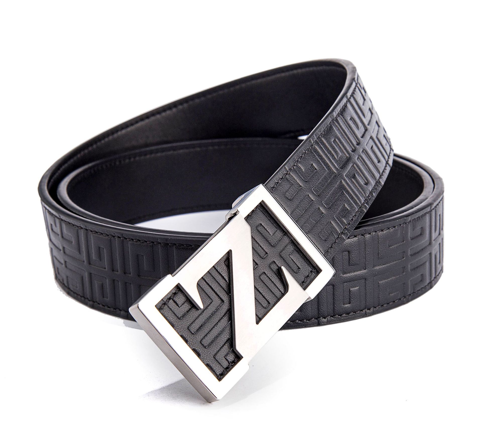 Elite quality double-sided import leather belt