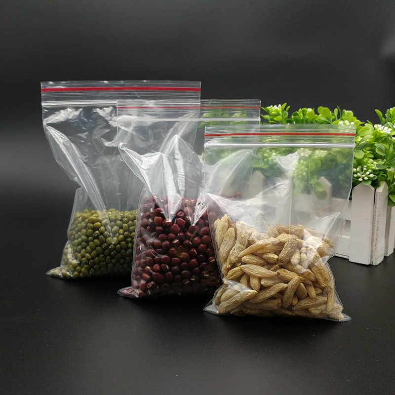 现货供应 PE自封袋 小号6丝食品包装塑料袋 防水包装袋  100个价