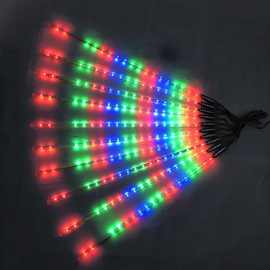 LED多功能同步跑马流星雨 户外亮化流星灯 节日圣诞树装饰灯