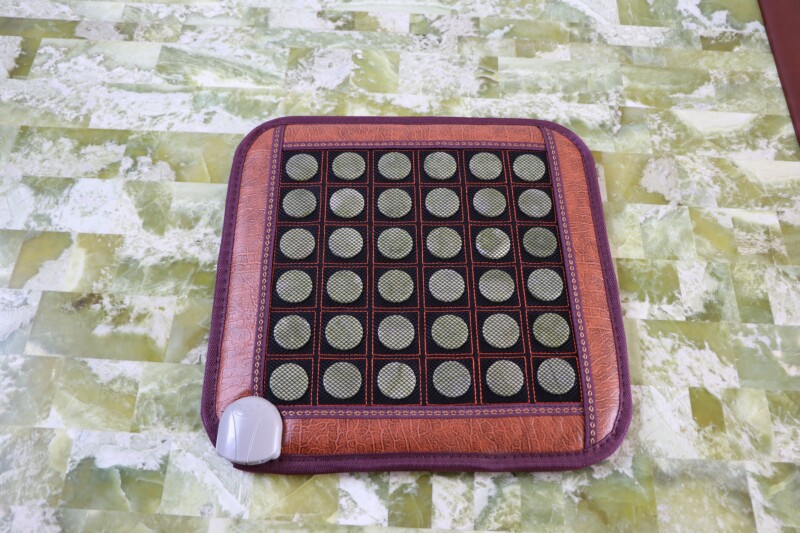 【推薦】玉石加熱遠紅外坐墊 電加熱調控坐墊 椅墊批發