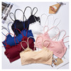 Demi-season lace sports underwear, bra, top with cups, tank top, beautiful back, for running