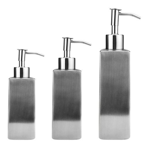 304 stainless steel lotion bottle hand washing bottle press bottle hotel shower gel bottle shampoo dishwashing liquid soap dispenser