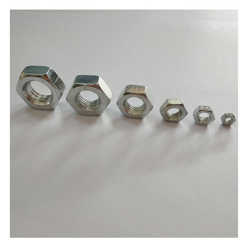 镀锌外六角螺母M3-M24 反牙螺母 英制螺母 非标件