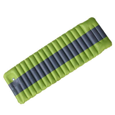 跨境货源户外防潮野营充气睡垫脚踩自动充气沙滩野餐坐垫定制批发|ru