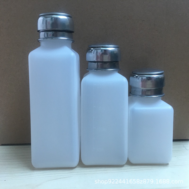 按压式 不锈钢多孔酒精瓶  松香水瓶 溶剂瓶 100/200/250ML|ms