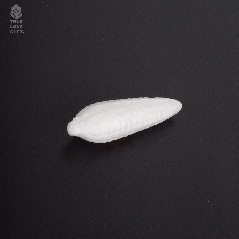 廠家直銷 eps泡沫配件 節慶裝飾 手工DIY 保麗龍泡沫玉米9cm