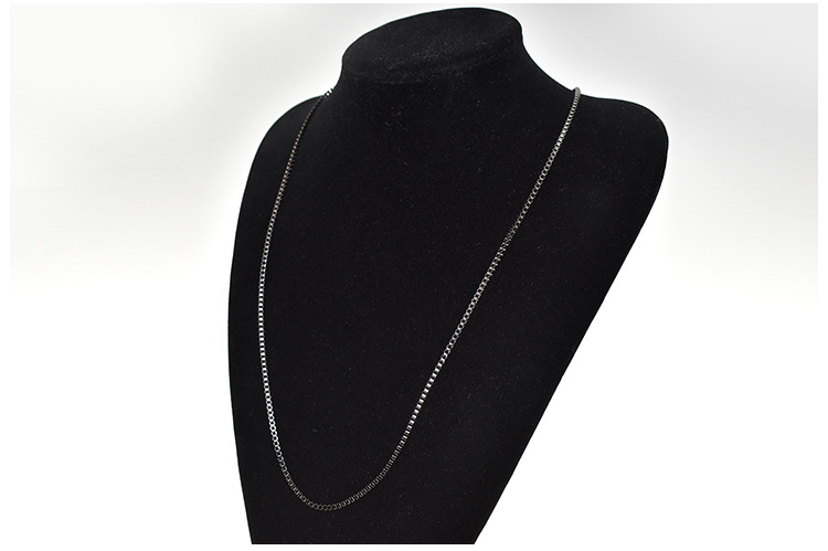 Minimalist Box Chain Necklace For Men And Women Elegant Accessory_voghion.com