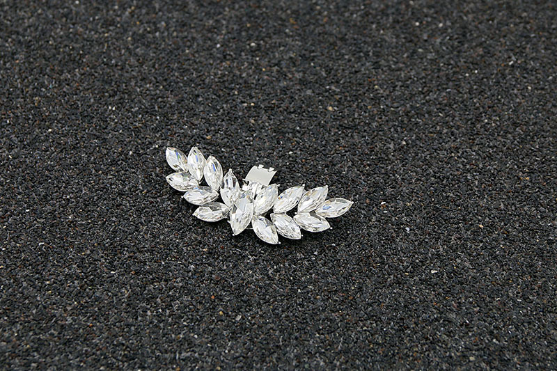 20g Weight Shoe Buckle Shoe Accessories Type 1 Set Quantity Casual, Daily, Street Occasion Alloy, Rhinestone Material Cross-Border High Heels Accessories Small Hardware Shoe Buckle Detachable Angel Wings Shoe Flower Wedding Shoes Work Shoes Decorations Alloy