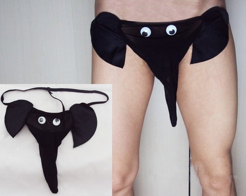 Erotic underwear, men's underwear, elephant sexy T-pants, game T-pants, flirting prank underwear, one piece wholesale