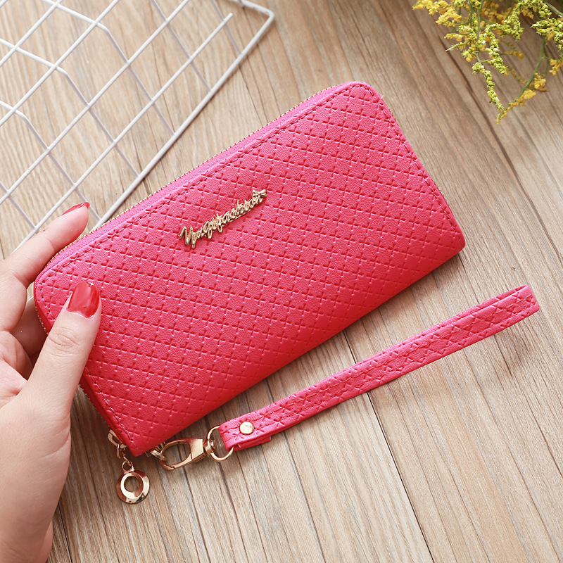Korean-style Embossed Zipper Wallet display picture 7