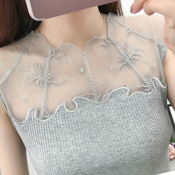 Sexy cute fitted base body-friendly tank top