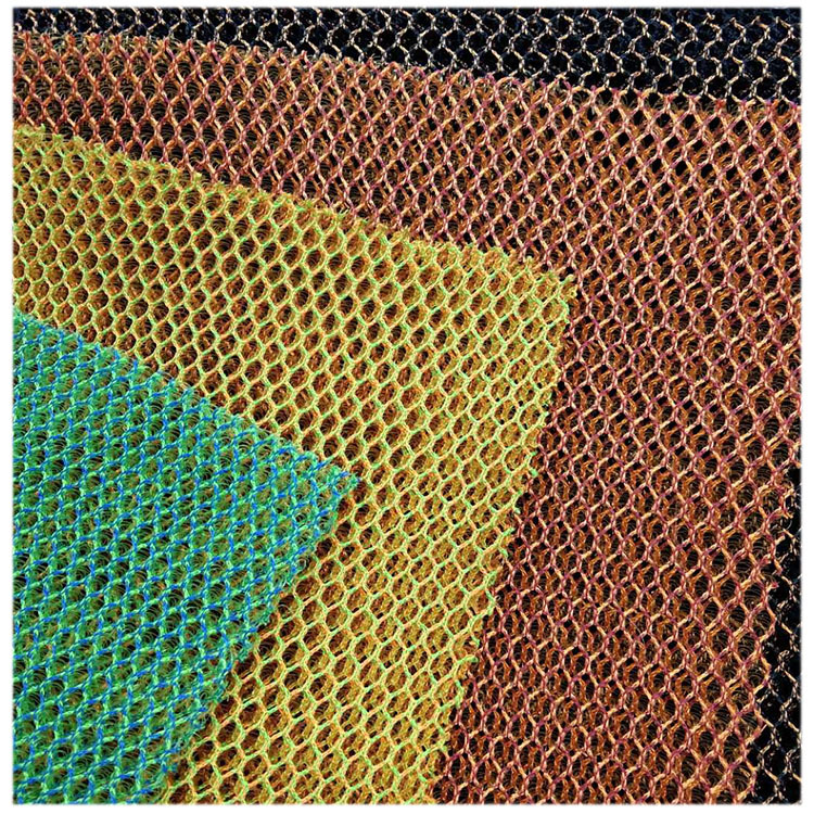 供应批发3D网眼布 3D混色间隔网 汽车脚垫 家居地垫用面料