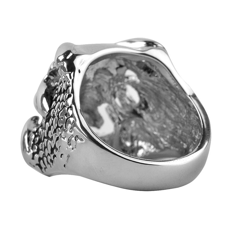 Fashion Rings Nihaojewelry Retro Skull Alloy Tail Ring Nihaojewerly Wholesale display picture 8