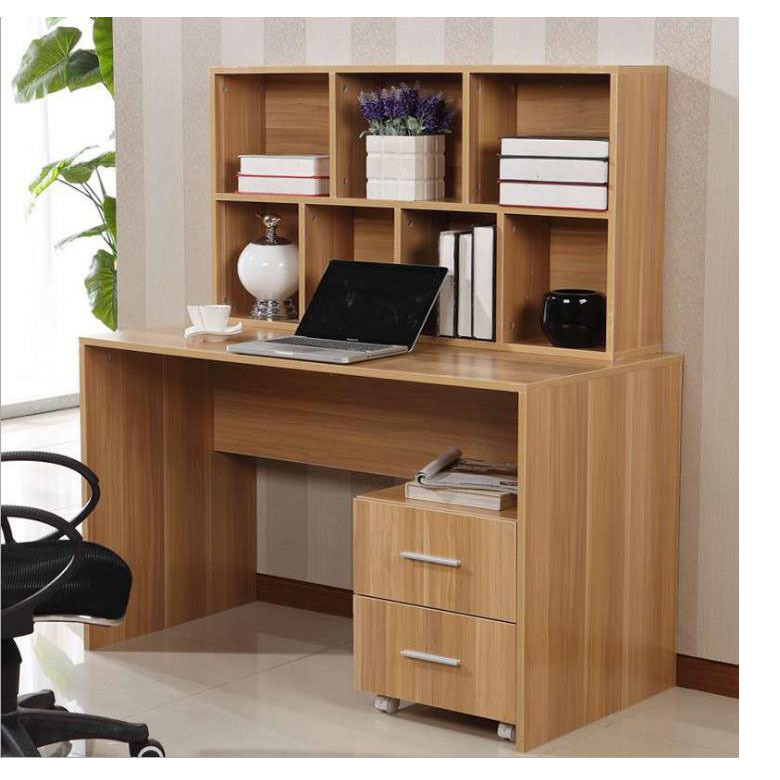 厂家直销批发简约台式家用板式电脑桌可移动书柜公寓书台 DX-66A