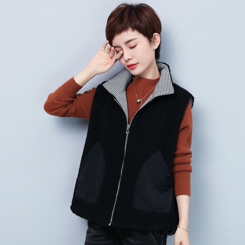 Gilet femme en Agneau cachemire - Ref 3316250 Image 3