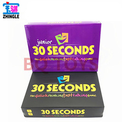 Tabletop game for foreign trade, leisure, funny gatherings, toys for adults and children, guess and say game 30 SECONDS GAME