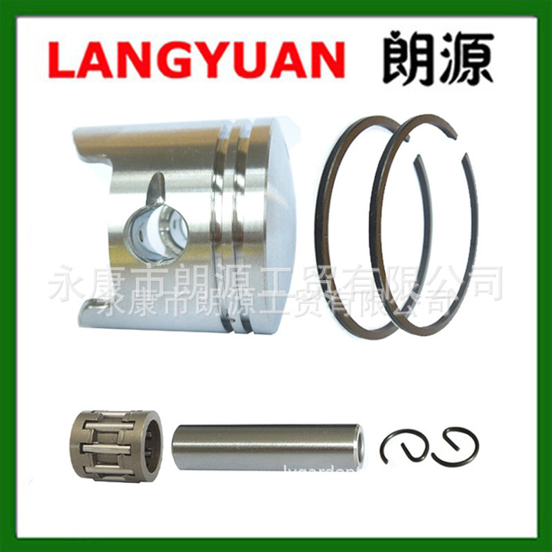 40-6割灌机活塞总成配件，411割草机配件，供应气缸内配件加滚针