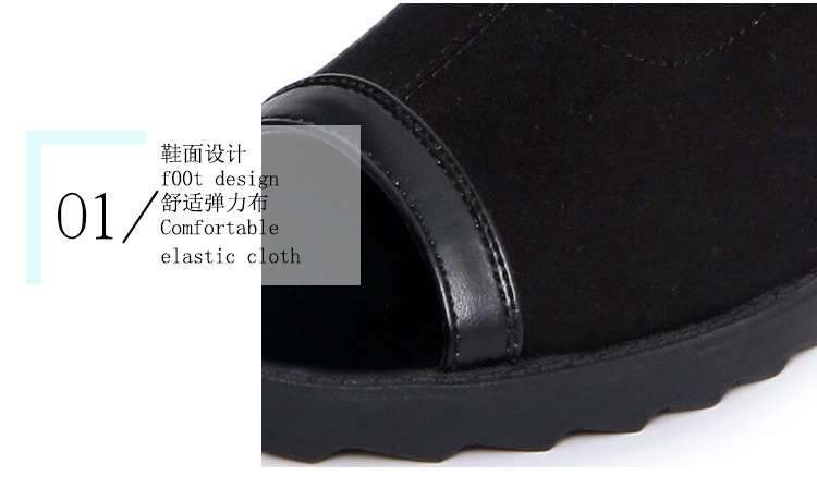 Bottes femme en Tissu élastique - Ref 3354965 Image 22