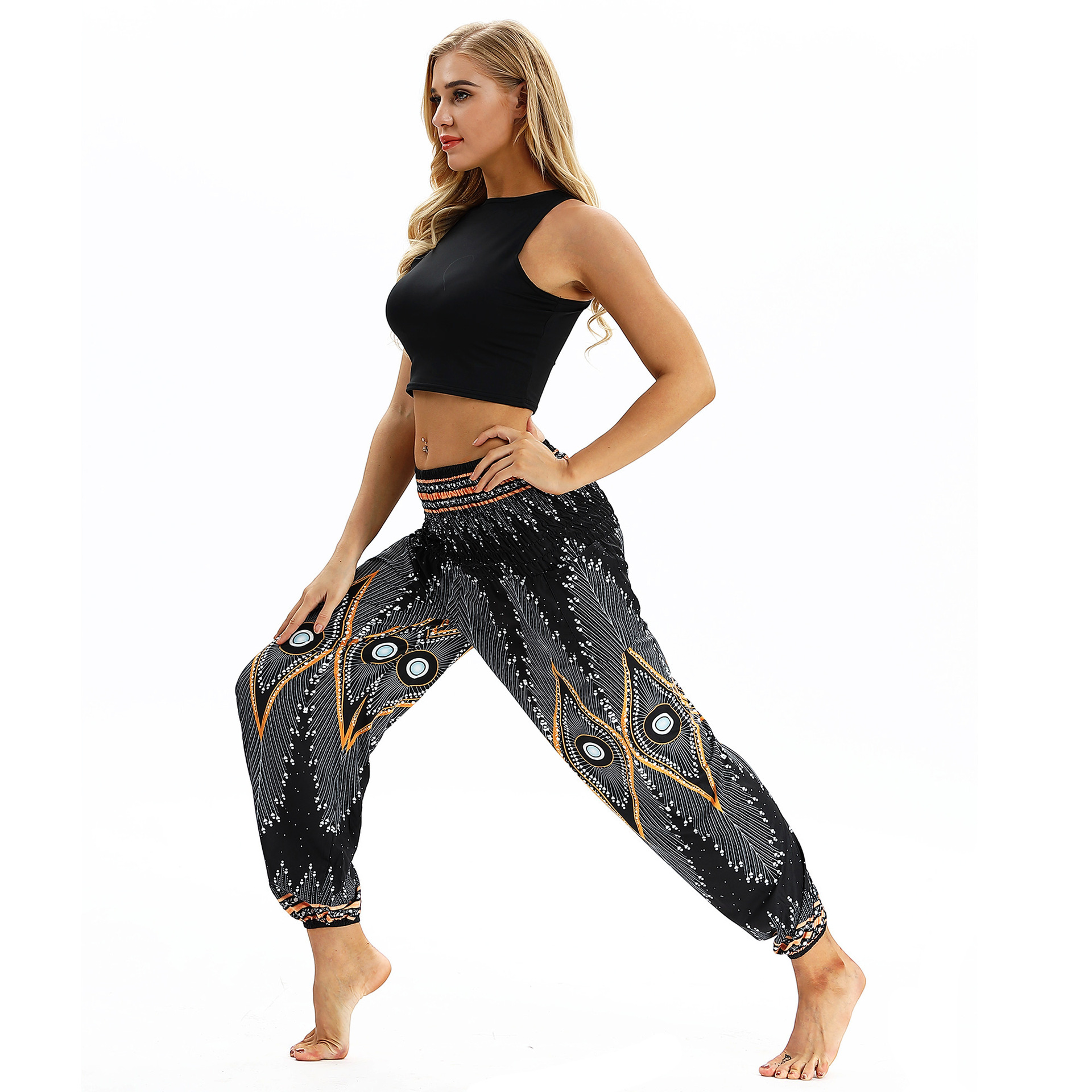 printing loose sports yoga pants Nihaostyle Clothing Wholesale NSMDF67669