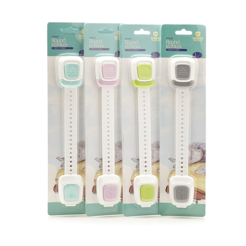 Baby Safety Refrigerator Drawer Lock with Dual Buttons and Multi-purpose Adjustable Safety Lock Directly Supplied by Manufacturer