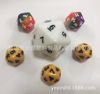 Supply colorful mixed color dice, transparent mixed dice, multi -faceted dice dice, colorful color