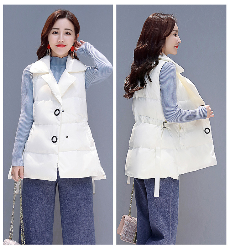 Gilet femme en Mélange de fibres chimiques - Ref 3317532 Image 32