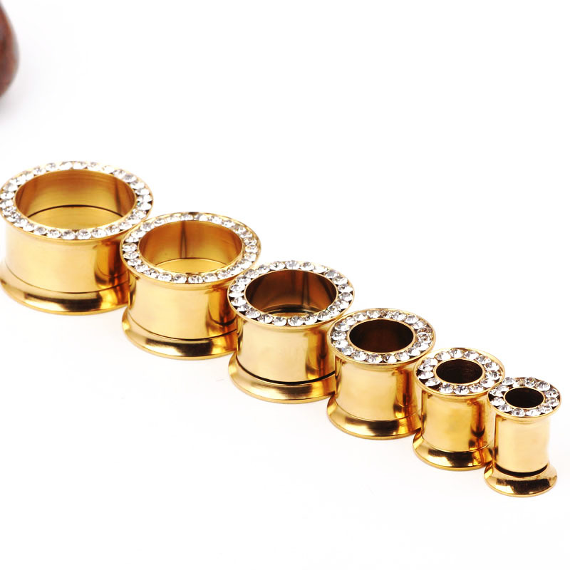Stainless Steel Ear Stretching Kit 3 Pairs Cartilage Piercing Jewelry Ear Tunnels Gauges detail image 8