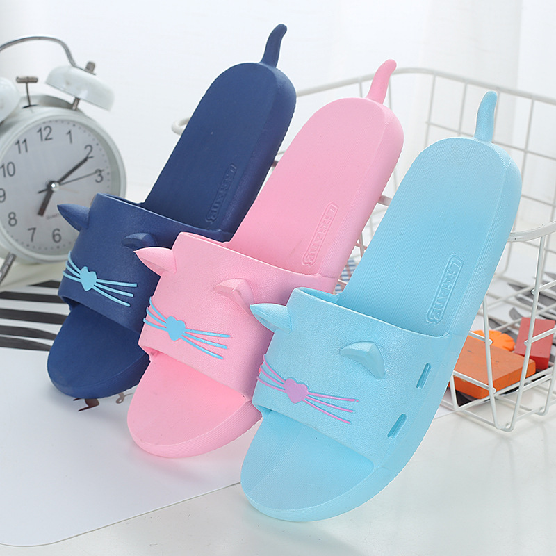 2019 summer new pattern children slipper originality Cartoon cat non-slip sandals men and women baby children sandals