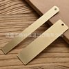 15 cm 12 cm brass deeper described ruler portable retro bookmark ruler office supplies Student stationery