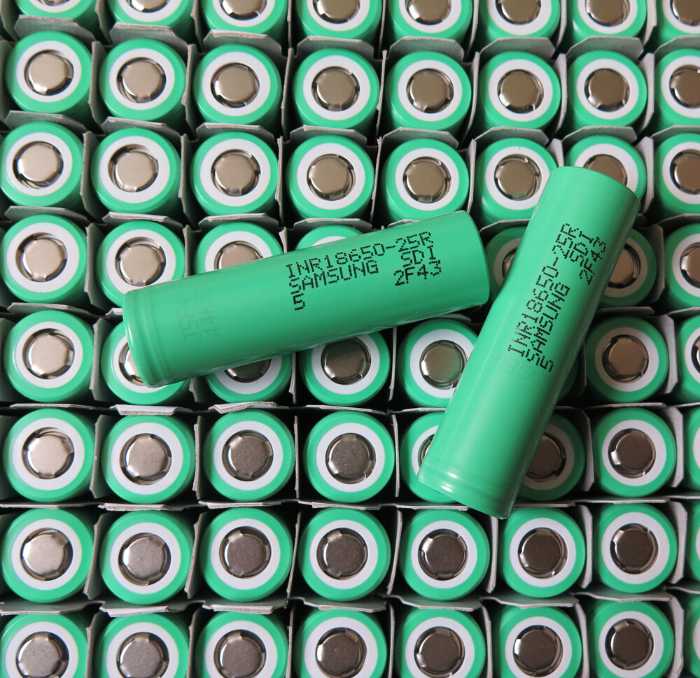 三星25R动力18650锂电池2500mAh 3.7v 25A大功率INR18650-25R