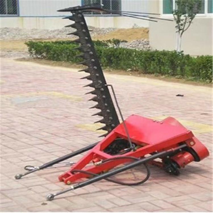 四轮后置往复式割草机 拖拉机带动除草机 紫花苜蓿草收割设备