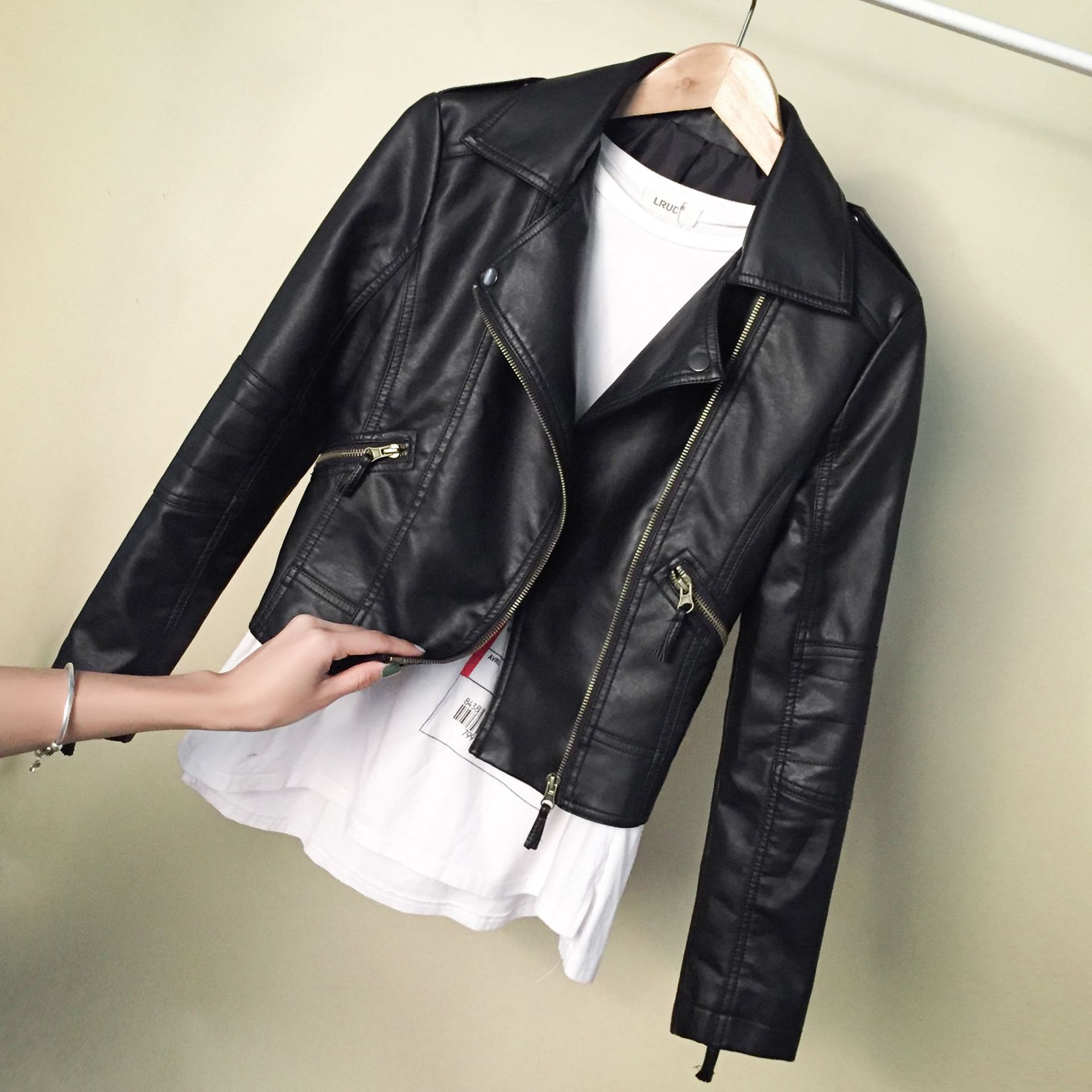 Veste cuir femme en PU - Ref 3332358 Image 3