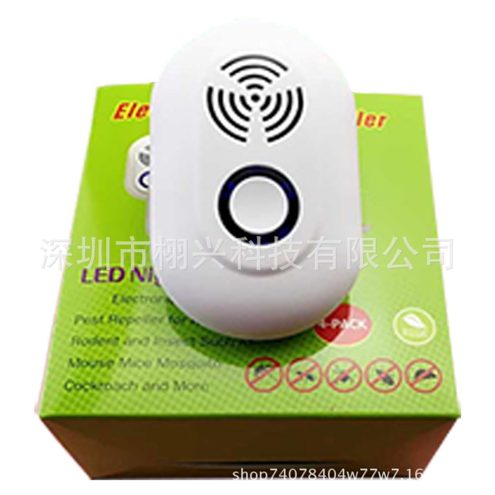 电子超声波驱蚊器超声波电子驱虫器电子驱鼠器亚马逊EBAY爆款直销|ru