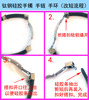 Silica gel bracelet, accessory suitable for men and women stainless steel