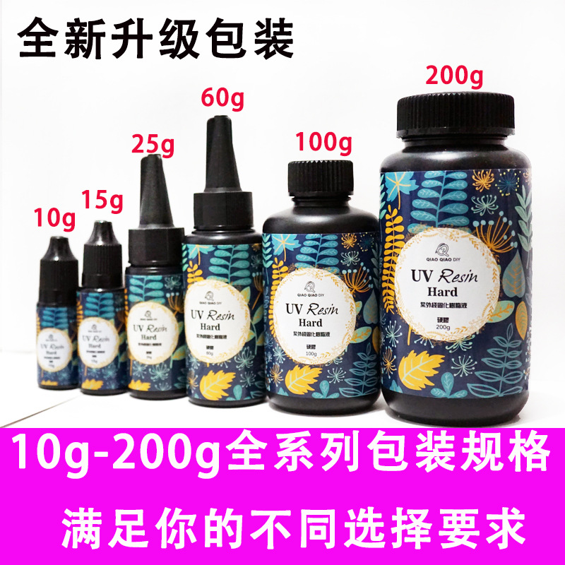 Qiaoqiao rare transparent hard glue manu...