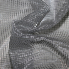 色織大循環玉米格網布色織格子布服裝女裝網格面料袋子紗網