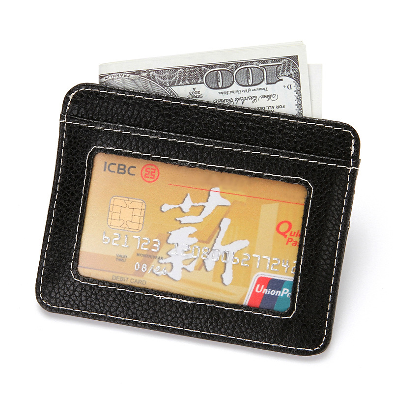 跨境韩版创意男士钱包 车缝线钱夹PU皮零钱包 驾驶证银行卡包卡套|ru