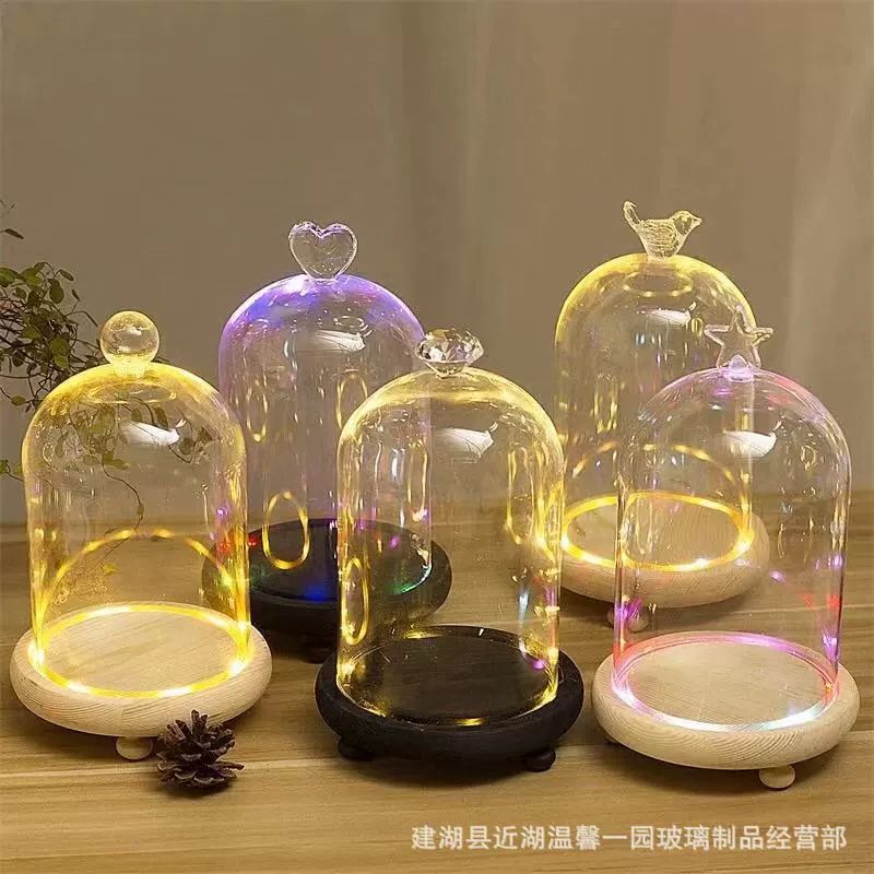 Glass creative constructor, colorful aromatherapy, dust cover, (Cross-border trading)