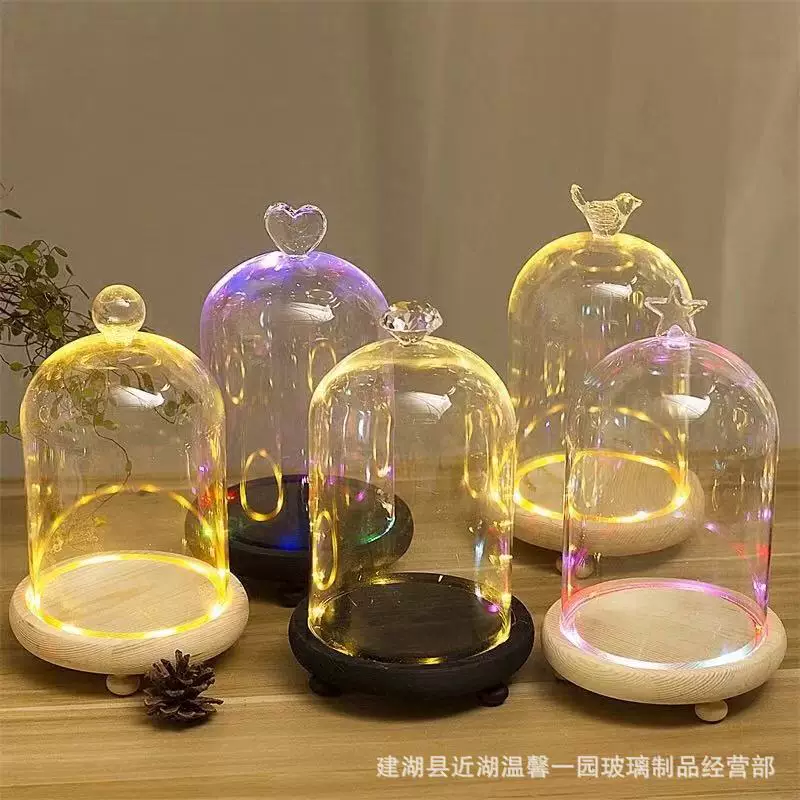 Glass creative constructor, colorful aromatherapy, dust cover, (Cross-border trading)