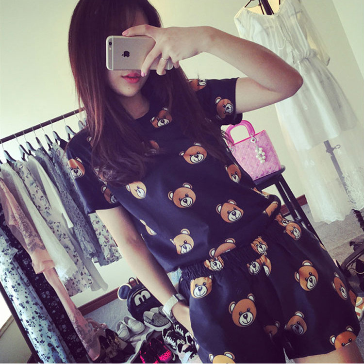 (22) 蓝色小熊-短