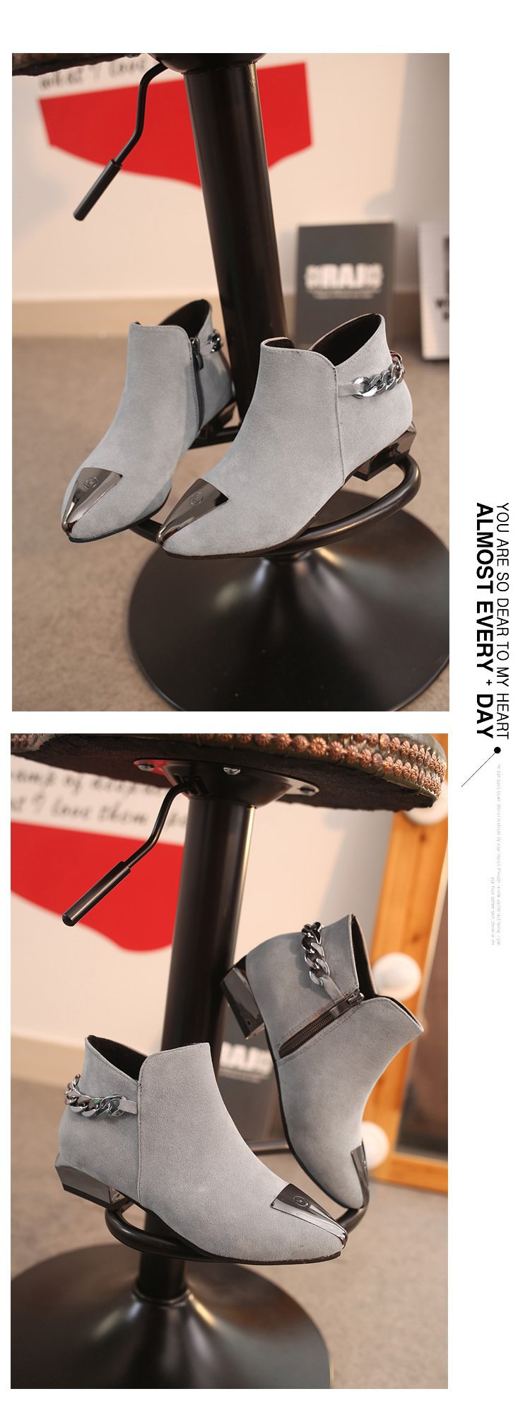 Bottes femme en Daim - Ref 3354826 Image 14