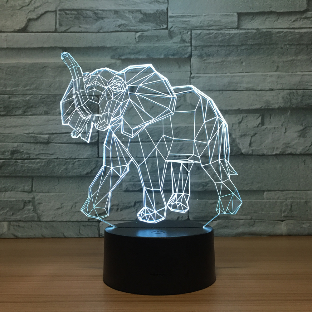 3d小夜灯 七彩触控遥控3d灯