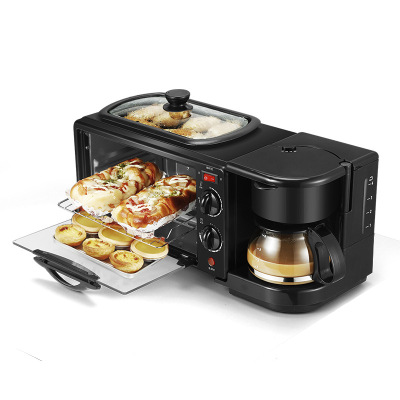Small oven Bread multi-function Driver Triple Breakfast Machine household fully automatic Toasters