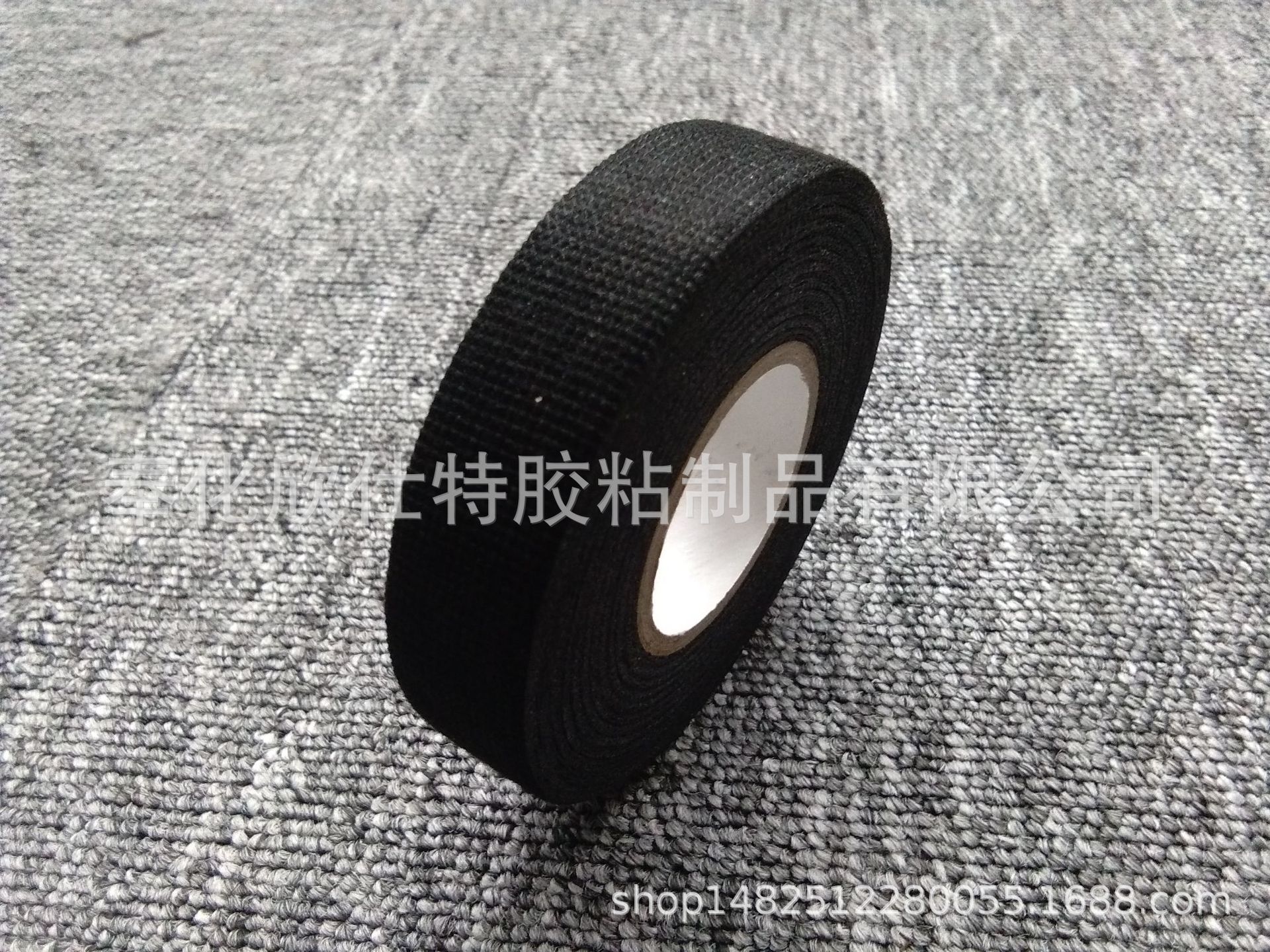 汽车线用胶布 黑色绒布线路包缠线耐高温线束胶带