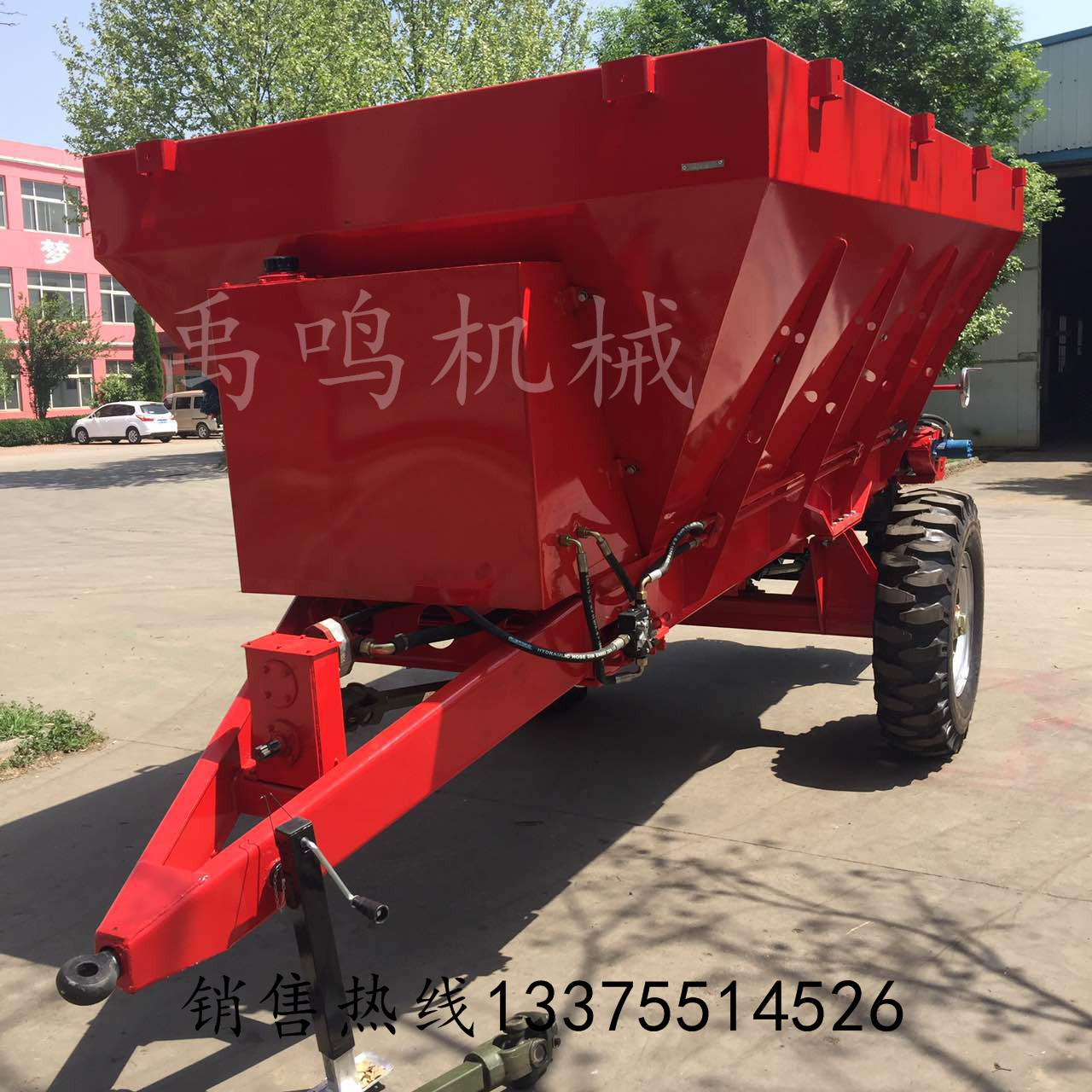 四轮拖拉机带猪牛羊粪抛撒农场用撒粪车 有机肥农家肥 撒肥车