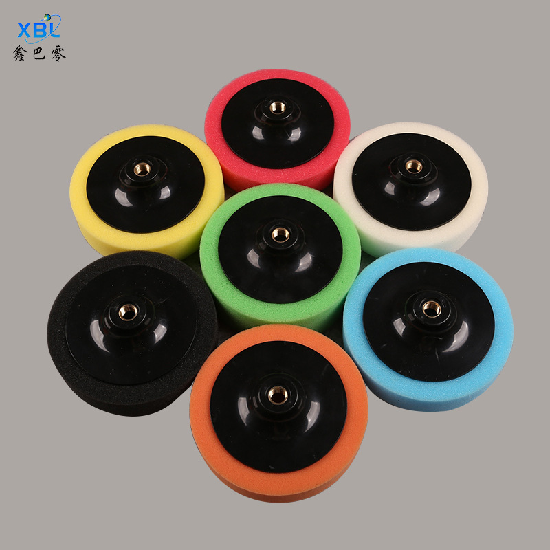 厂家直销 抛光海绵轮 波浪蝶形海绵 5 6 7寸 定做汽车海绵抛光轮