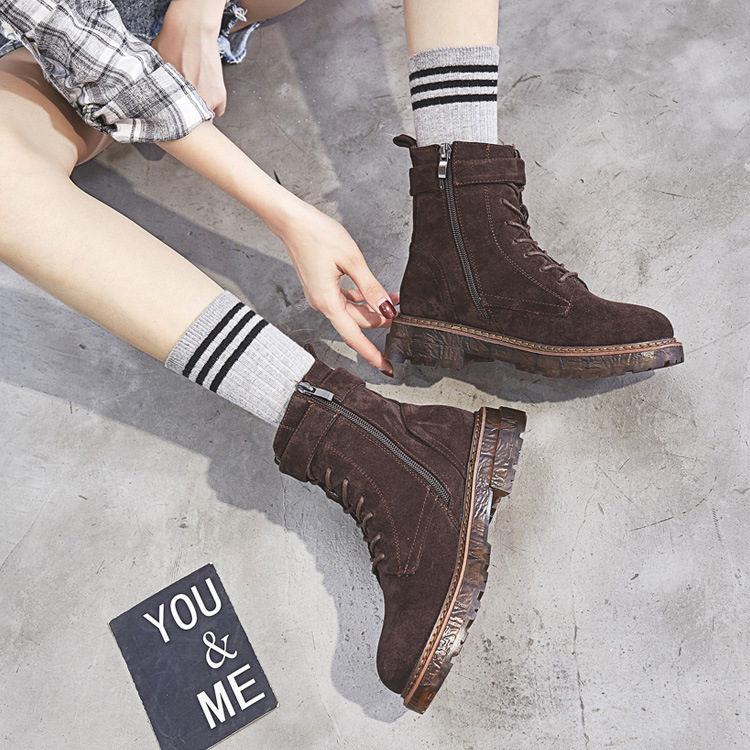 Bottes femme OU YANER en Daim - Ref 3354853 Image 3